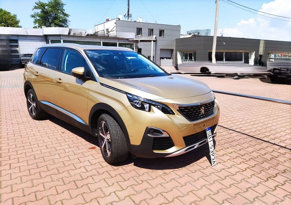 Peugeot 5008 cena 84850 przebieg: 74000, rok produkcji 2017 z Biała małe 154